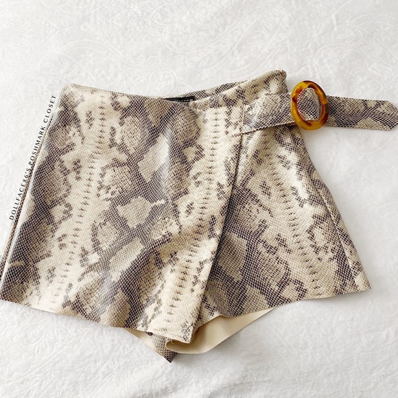 Zara Pants - Zara Snake Print Skort